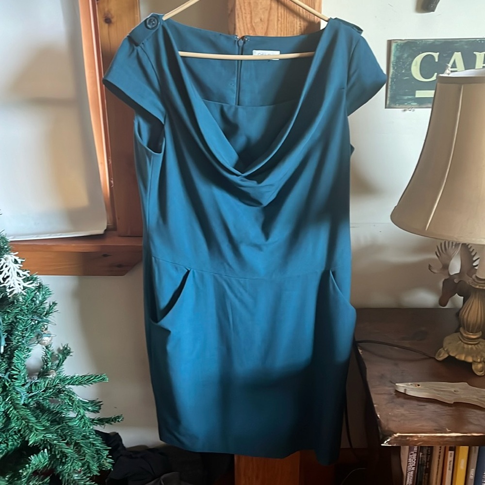 Calvin Klein scoop neck dress